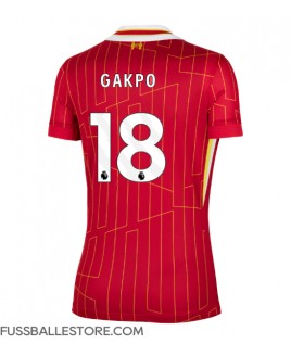 Günstige Liverpool Cody Gakpo #18 Heimtrikot Damen 2024-25 Kurzarm